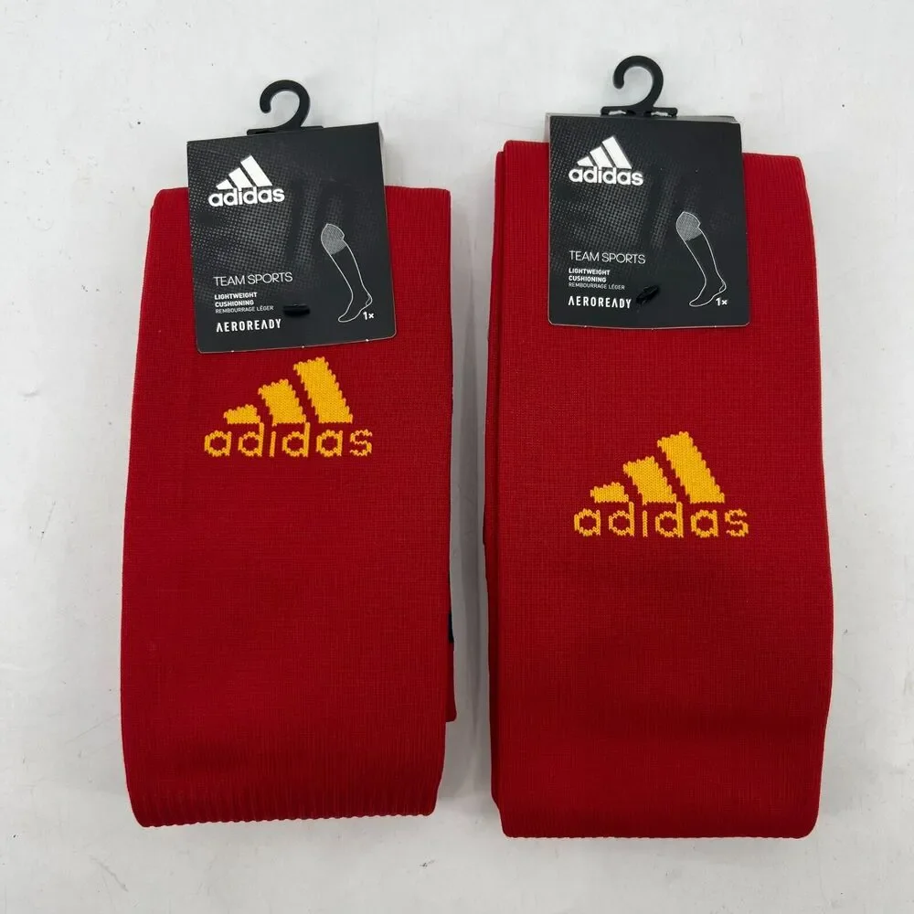 Lot 2- Adidas Socks Mens 1X Red Miadisock Aeroready ASU Sun Devils Team Colors
